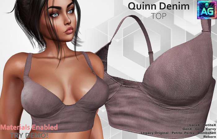 Quinn Top Denim Set 6