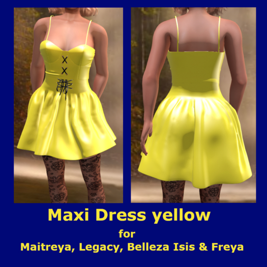 Maxi Dress yellow