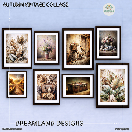 DD Autumn Vintage Collage