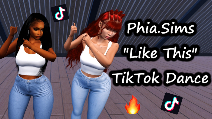 Phia.Sims Like This TikTok Dance Animation