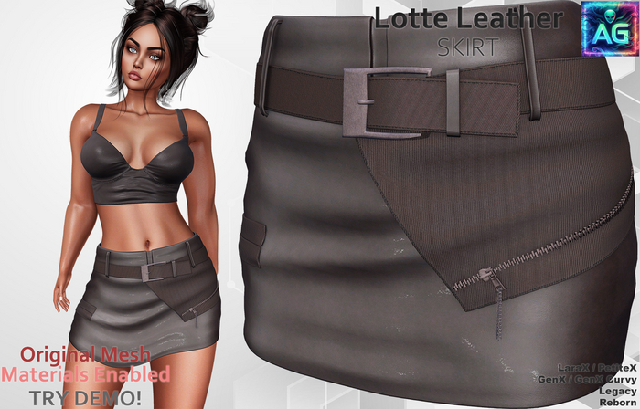 Lotte Skirt Leather Set 1