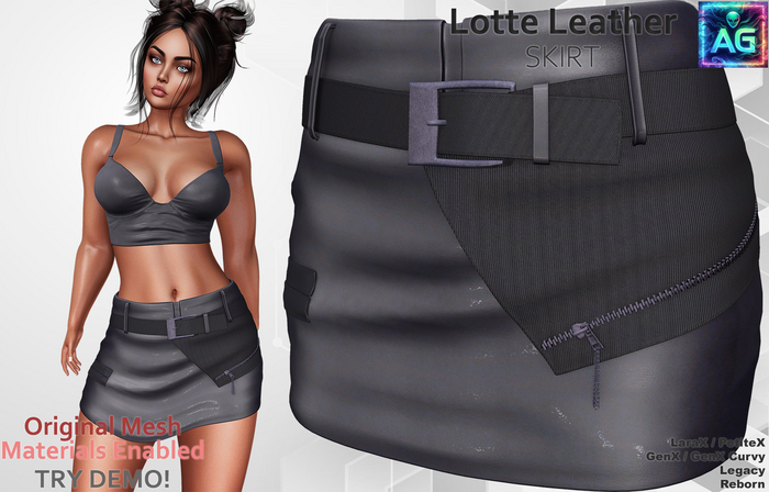 Lotte Skirt Leather Set 4