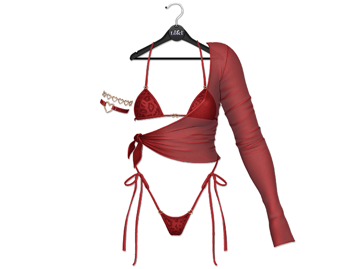 Loki - Lulu Bikini Set - Red