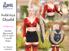 Hold / Use Shield Pose MIRRORED! Unisex FULL PERM AO Bento Fingers