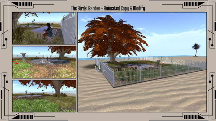 The birds  Garden - Animated Copy & Modify