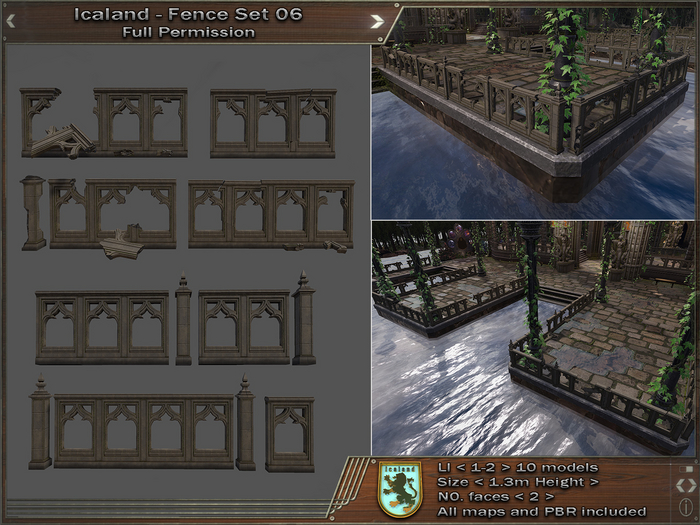 Icaland - Fence 6 Set