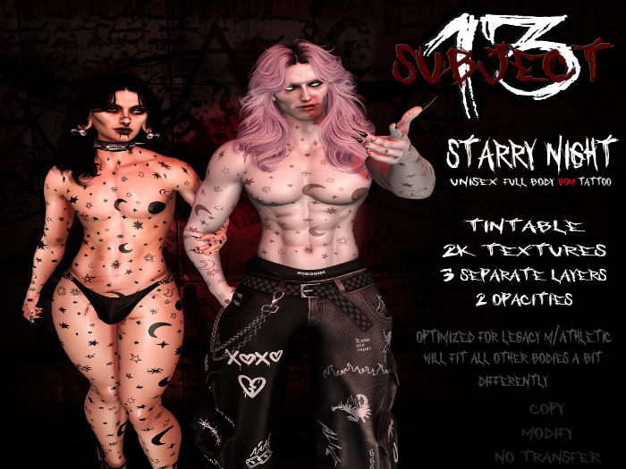 S13. Starry Night Tattoo