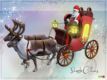 [MF]  Christmas santa claus reindeer sleigh Ready for Takeoff (