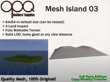 Island or Terrain Mesh - OPQ Mesh Island 03