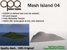 Island or Terrain Mesh - OPQ Mesh Island 04