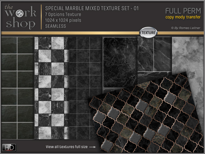 SPECIAL MARBLE MIXED TEXTURE SET - 01