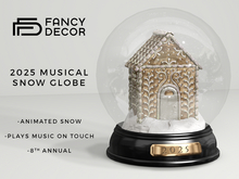 Fancy Decor: 2025 Musical Snow Globe