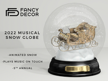 Fancy Decor: 2022 Musical Snow Globe