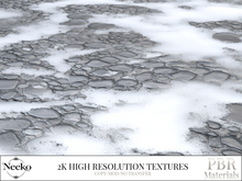 N: Snowed Pavement V1 - PBR Material *PROMO*