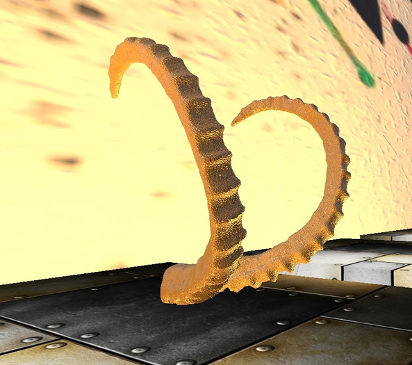 New Horn devil Capriolo GOLD