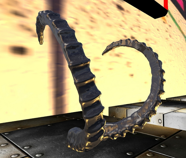 New Horn devil Capriolo  BLACK