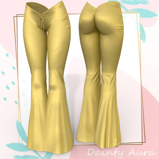 Long String Flare Pants