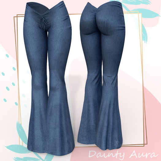 Long String Flare Pants