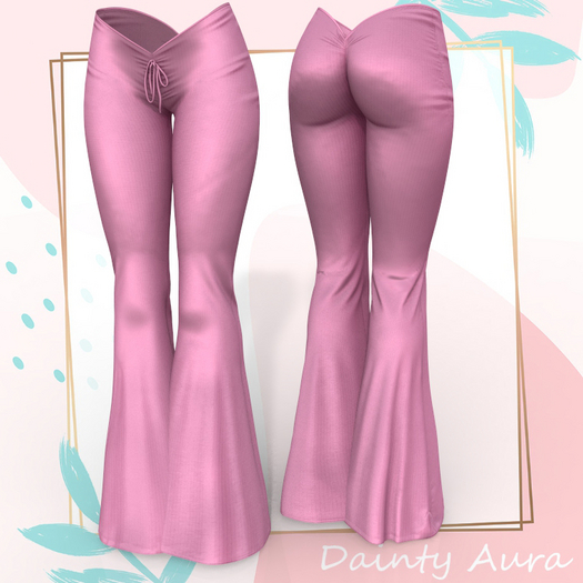 Long String Flare Pants