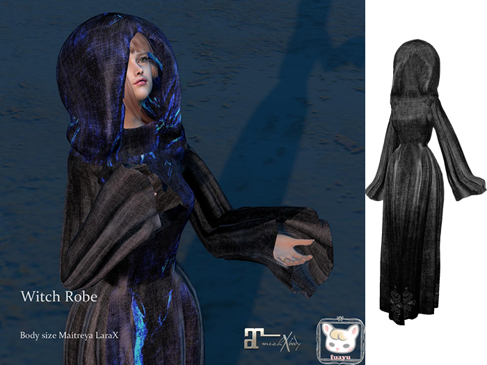 fuayu Witch Robe black(Maitreya LaraX)