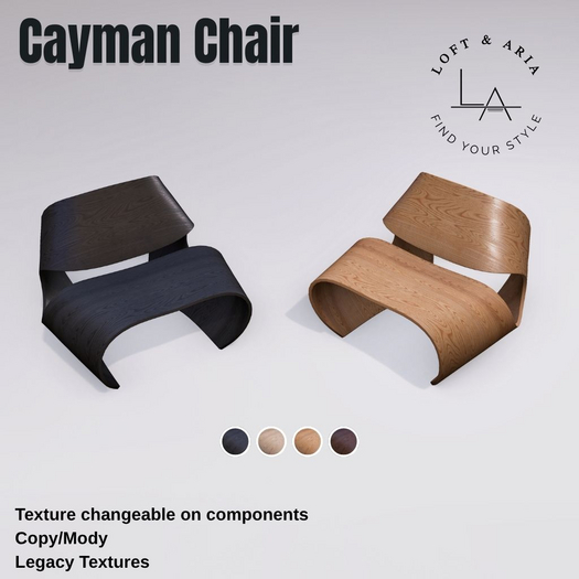 Cayman Chair – Modern Lounge Chair Texture Changeable