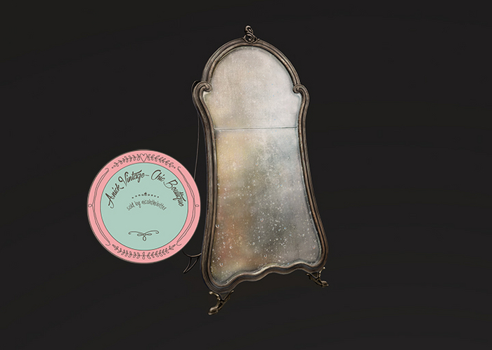 {anc} Looking-glass. {magic mirror} DAY 6Li RARE