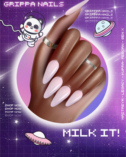Grippa Midi:: Milk it! (Almond) Set