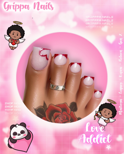 Grippa Pedi:: Love Addict Set