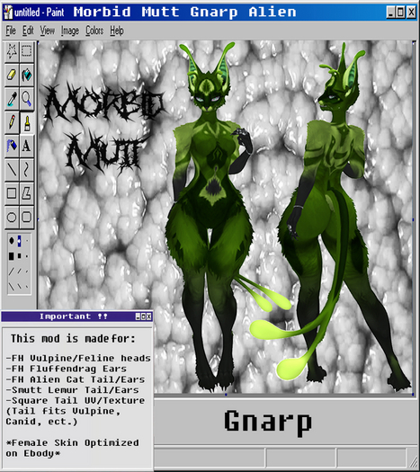 Morbid Mutt Gnarp Alien Mod