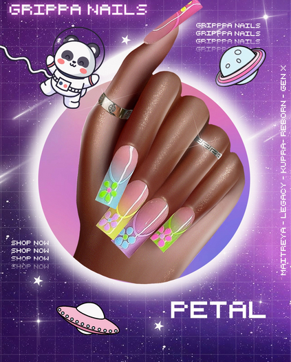 Grippa Midi:: Petal Set