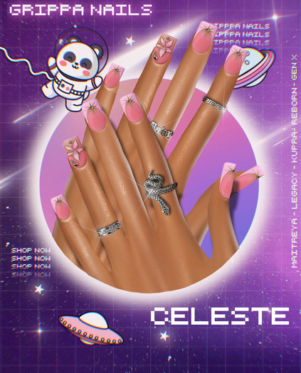Grippa Shorties:: Celeste Set
