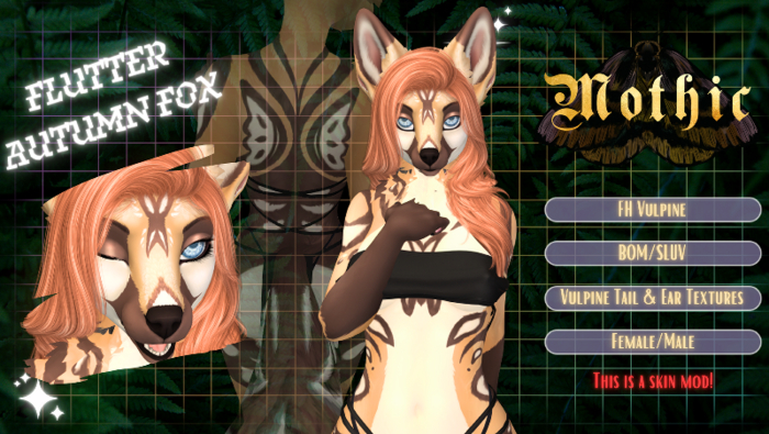 ::M:: MOTHIC Flutter  Fox  Autumn 