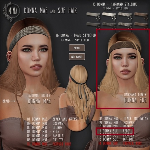 11 - MINA - Donna Sue - Reds