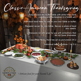 Saffron & Sage Classic American Thanksgiving Dinner