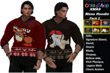 Crazy XMAS Mens Hoodie Pack 2