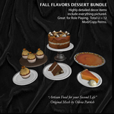 Saffron & Sage Fall Flavors Dessert Bundle ADD