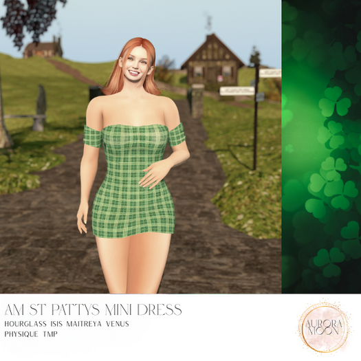 Shanti St Pattys Mini Dress (Add me)