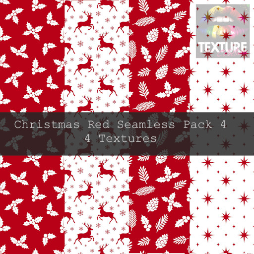 Texture Collectives - Christmas Red Pack 4