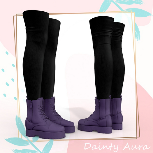 Socks Flat Boots