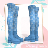 Christmas Snow Socks Flat Boots
