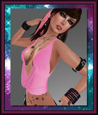 *Skyye* Waterfall Top - Pink - BOX