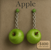 Apple Earrings FULL PERM
