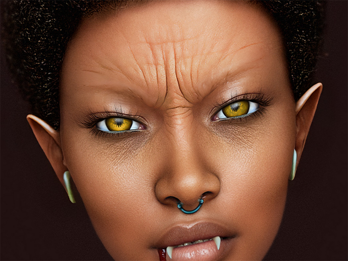 ZORA BEAUTY - VAMPIRE TATTOO LAYER for EVOX
