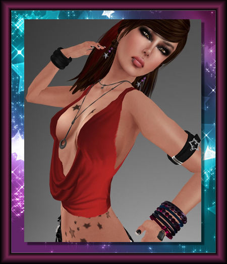 *Skyye* Waterfall Top - Red - BOX