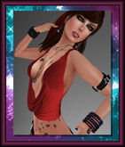 *Skyye* Waterfall Top - Red - BOX