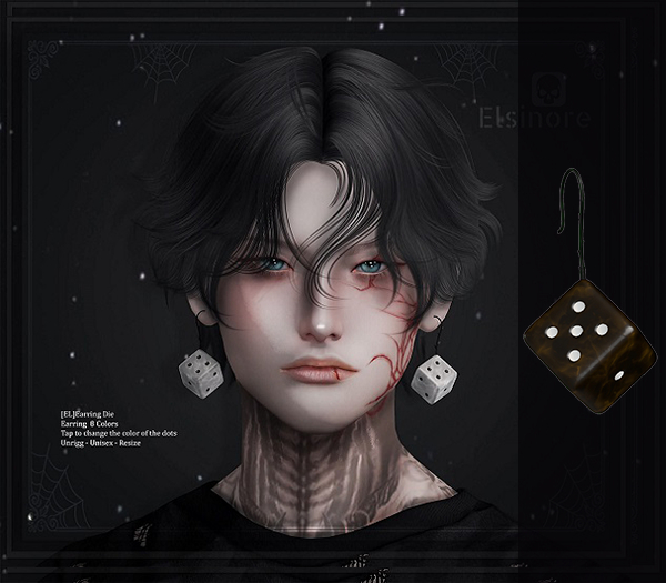 [EL]Earring Die Yellow