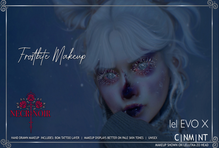 {NecroNoir} Frostbite Makeup