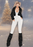 POONSH JENNA OUTFIT BLACK/WHITE ORIGINAL No. 1+12+18 - ❄️ WINTER SALE ❄️