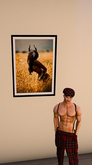 Antelope Woman – Rising in the Golden Savannah (Framed RL Photo, mod/copy)