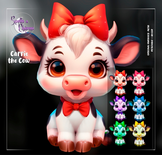 {S&C} Carrie the Cow (fatpack) - Decor 